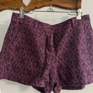 Loft Lace Overlay shorts